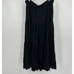 Southwest Canyon Womens Maxi Skirt M Tiered Fairygrunge‎ Whimsigoth Pull On